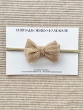 Load image into Gallery viewer, Champagne mini sparkle bow