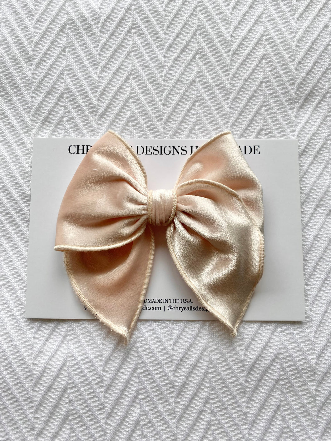 Ballet pink fable bow
