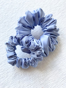 Violet blue adult scrunchie